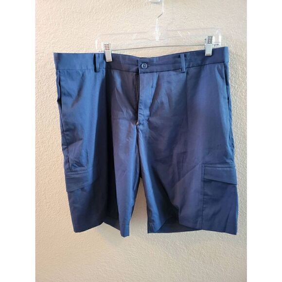Nike Dri-Fit Men's Blue Standard Fit Golf Cargo Shorts Size 38 - Picture 1 of 3